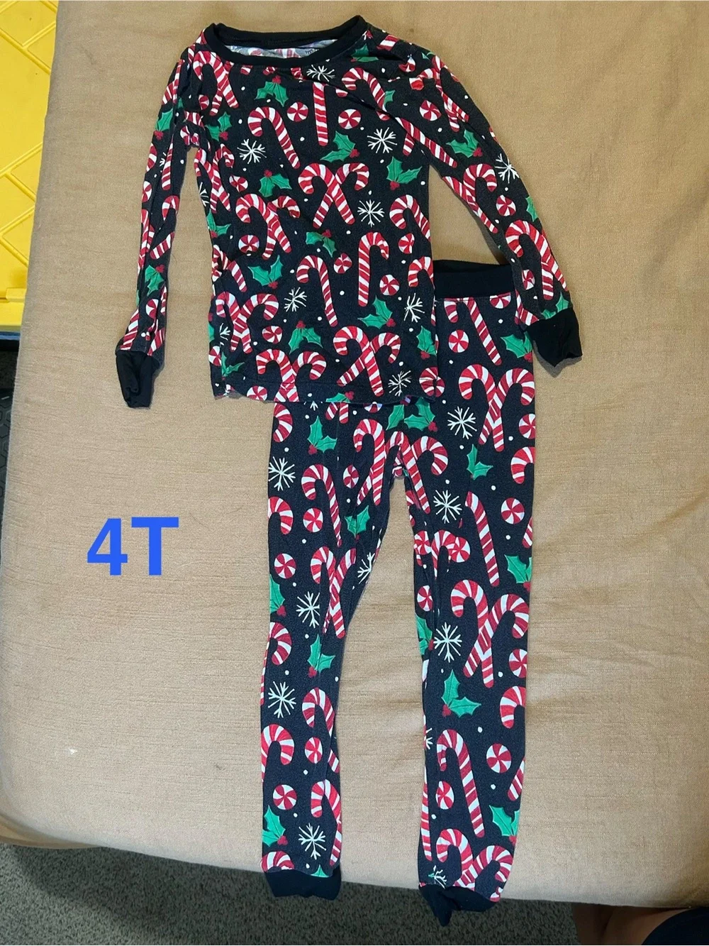 Little Sleepies Candy Cane 2 piece 4T
